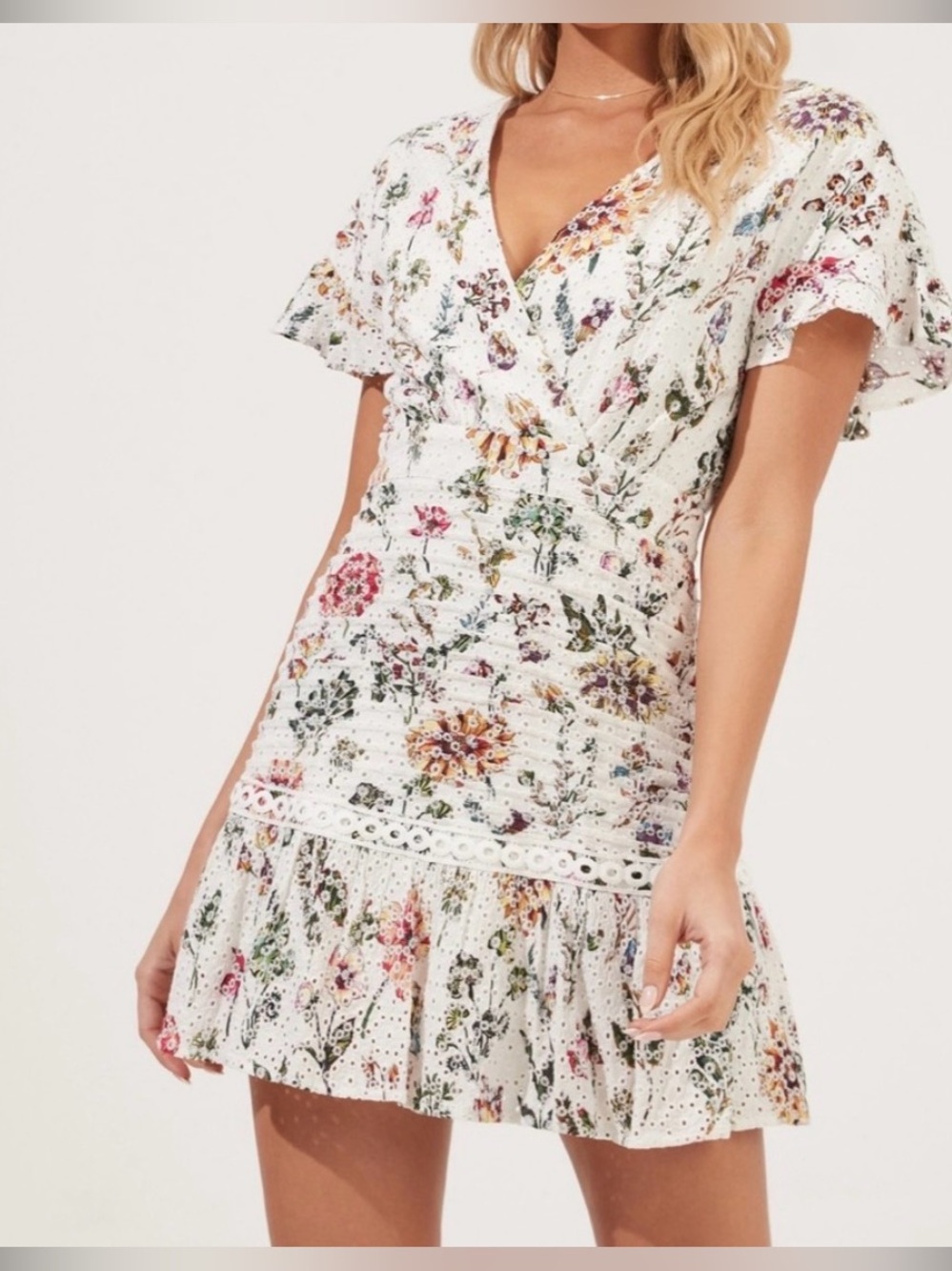 NWOT Floral eyelet dress by ASTR